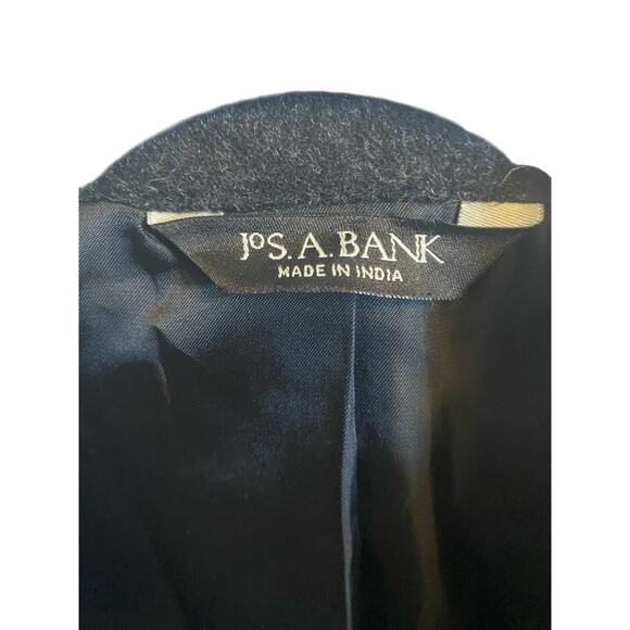 Jos A Bank Blazer Mens 42R Wool Black Suit Jacket Two Button EUC Pockets - Picture 6 of 14